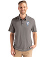 Tennessee Titans Historic Cutter & Buck Coastline Epic Comfort Recycled Mens Polo Elemental Grey Front