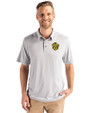 Missouri Tigers College Vault Cutter & Buck Coastline Recycled Double Peached Mens Polo CONCRETE Front
