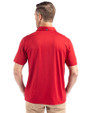 Philadelphia Phillies Stars & Stripes Cutter & Buck Coastline Epic Comfort Recycled Mens Polo Cardinal Red Back