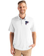 Atlanta Falcons Americana Cutter & Buck Coastline Epic Comfort Recycled Mens Polo White Front