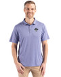 East Carolina (ECU) Pirates College Vault Cutter & Buck Coastline Recycled Double Peached Mens Polo Hyacinth Front
