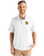 Baylor Sailor Bear College Vault Cutter & Buck Coastline Epic Comfort Recycled Mens Polo White Front