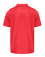 Nebraska Cornhuskers College Vault Cutter & Buck Coastline Epic Comfort Recycled Mens Polo Red Mannequin Back