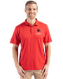 Louisville Cardinals Alumni Cutter & Buck Coastline Epic Comfort Recycled Mens Polo Red Front