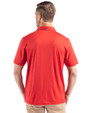 Louisville Cardinals Alumni Cutter & Buck Coastline Epic Comfort Recycled Mens Polo Red Back