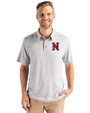 Nashville Sounds Cutter & Buck Coastline Recycled Double Peached Mens Polo CONCRETE Front