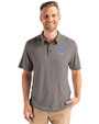 North Carolina Tar Heels Alumni Cutter & Buck Coastline Epic Comfort Recycled Mens Polo Elemental Grey Front