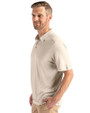 Pittsburgh Pirates City Connect Cutter & Buck Coastline Epic Comfort Recycled Mens Polo Wheat Side