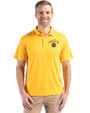 Seattle Mariners City Connect Cutter & Buck Coastline Epic Comfort Recycled Mens Polo College Gold Front