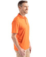 Denver Broncos Historic Cutter & Buck Coastline Epic Comfort Recycled Mens Polo College Orange Side
