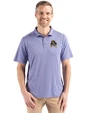East Carolina Pirates Cutter & Buck Coastline Epic Comfort Recycled Mens Polo Hyacinth Front