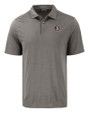 Florida State Seminoles Cutter & Buck Coastline Epic Comfort Recycled Mens Polo Elemental Grey Mannequin