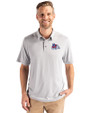 Fresno State Bulldogs Cutter & Buck Coastline Epic Comfort Recycled Mens Polo CONCRETE Front