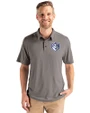Saint Louis Billikens Cutter & Buck Coastline Epic Comfort Recycled Mens Polo Elemental Grey Front