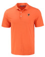 Texas Rio Grande Valley Vaqueros Cutter & Buck Coastline Recycled Double Peached Mens Polo College Orange Mannequin