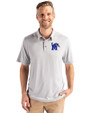 Memphis Tigers Cutter & Buck Coastline Epic Comfort Recycled Mens Polo CONCRETE Front