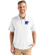 Memphis Tigers Cutter & Buck Coastline Recycled Double Peached Mens Polo White Front