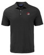 Winston-Salem State Rams Cutter & Buck Coastline Epic Comfort Recycled Mens Polo Black Mannequin