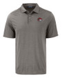 Winston-Salem State Rams Cutter & Buck Coastline Epic Comfort Recycled Mens Polo Elemental Grey Mannequin