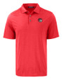 Winston-Salem State Rams Cutter & Buck Coastline Epic Comfort Recycled Mens Polo Red Mannequin