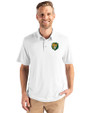 Southeastern Louisiana Lions Cutter & Buck Coastline Epic Comfort Recycled Mens Polo White Front