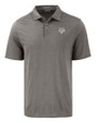 Texas A&M Aggies Cutter & Buck Coastline Recycled Double Peached Mens Polo Elemental Grey Mannequin