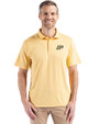 Purdue Boilermakers Cutter & Buck Coastline Epic Comfort Recycled Mens Polo Desert Front