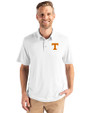 Tennessee Volunteers Cutter & Buck Coastline Epic Comfort Recycled Mens Polo White Front