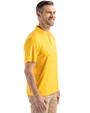 Wichita State Shockers Cutter & Buck Coastline Epic Comfort Recycled Mens Polo College Gold Side