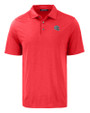 New England Patriots NFL Helmet Cutter & Buck Coastline Epic Comfort Recycled Mens Polo Red Mannequin