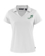 NDSU Bison Vintage Cutter & Buck Daybreak Eco Recycled Womens V-neck Polo White Mannequin