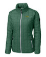 NDSU Bison Cutter & Buck Rainier PrimaLoft®  Womens Eco Insulated Full Zip Puffer Jacket HNM_MANN_HG 