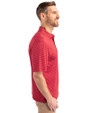 Carolina Panthers Americana Cutter & Buck Forge Pencil Stripe Stretch Mens Big and Tall Polo CDR_PROS_HG 