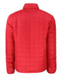 Carolina Panthers Americana Cutter & Buck Rainier PrimaLoft®  Mens Big and Tall Eco Insulated Puffer Jacket Red Mannequin Back