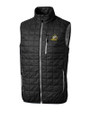 Oregon Ducks Cutter & Buck Rainier PrimaLoft® Mens Big and Tall Eco Insulated Full Zip Puffer Vest Black Mannequin