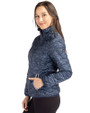 Northern Arizona Lumberjacks Cutter & Buck Rainier PrimaLoft® Womens Eco Insulated Full Zip Printed Puffer Jacket Dark Navy Side
