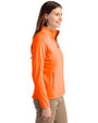 Chicago Bears NFL Helmet Cutter & Buck Adapt Eco Knit Heather Recycled Womens Full Zip College Orange Heather Side