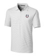 Indianapolis Colts Americana Cutter & Buck Forge Pencil Stripe Stretch Mens Big and Tall Polo White Mannequin