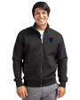 DePaul Blue Demons Cutter & Buck Roam Eco Recycled Full Zip Mens Big & Tall Jacket Black Front
