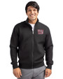 New York Giants Cutter & Buck Roam Eco Recycled Full Zip Mens Big & Tall Jacket Black Front