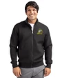 Oregon Ducks Cutter & Buck Roam Eco Recycled Full Zip Mens Big & Tall Jacket Black Front