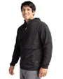 Baltimore Ravens NFL Helmet Cutter & Buck Charter Eco Recycled Mens Anorak Jacket Black Side
