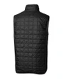 Oregon Ducks Cutter & Buck Rainier PrimaLoft® Mens Eco Insulated Full Zip Puffer Vest Black Mannequin Back
