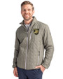Army Black Knights Cutter & Buck Rainier Recycled Insulated Puffer Mens Full Zip Jacket Poplar Melange Front