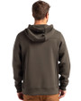 Carolina Panthers Mono Cutter & Buck Roam Epic Versatility Half Zip Recycled Mens Hooded Pullover Poplar Back