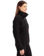 Carolina Panthers Mono Cutter & Buck Cascade Eco Fleece Womens Pullover Jacket Black Side