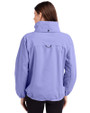 Carolina Panthers Mono Cutter & Buck Charter Eco Recycled Womens Full-Zip Jacket Hyacinth Back