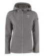 Chicago Bears Monochromatic Cutter & Buck Evoke Recycled Honeycomb Fleece Womens Full Zip Jacket Elemental Grey Mannequin