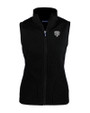 Chicago Bears Mono Cutter & Buck Cascade Eco Fleece Womens Vest Black Mannequin