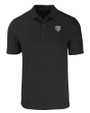 Chicago Bears Mono Cutter & Buck Forge Eco Stretch Recycled Mens Polo Black Mannequin